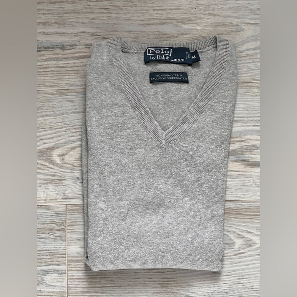 Polo Ralph Lauren Vest Size M Color Gray